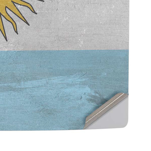 Argentina Flag Distressed PS5 Pro Disk Console Skin